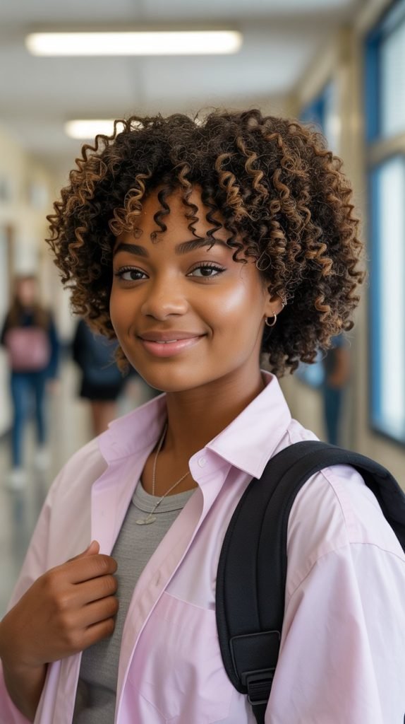 Twist Out with Defined Curls