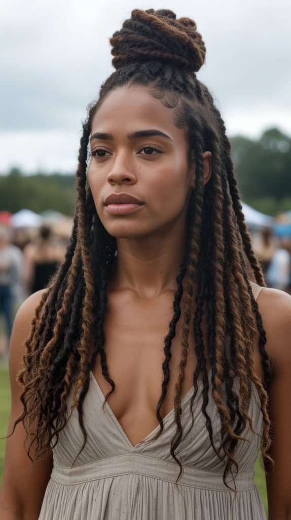 Bohemian Half-Up Twist