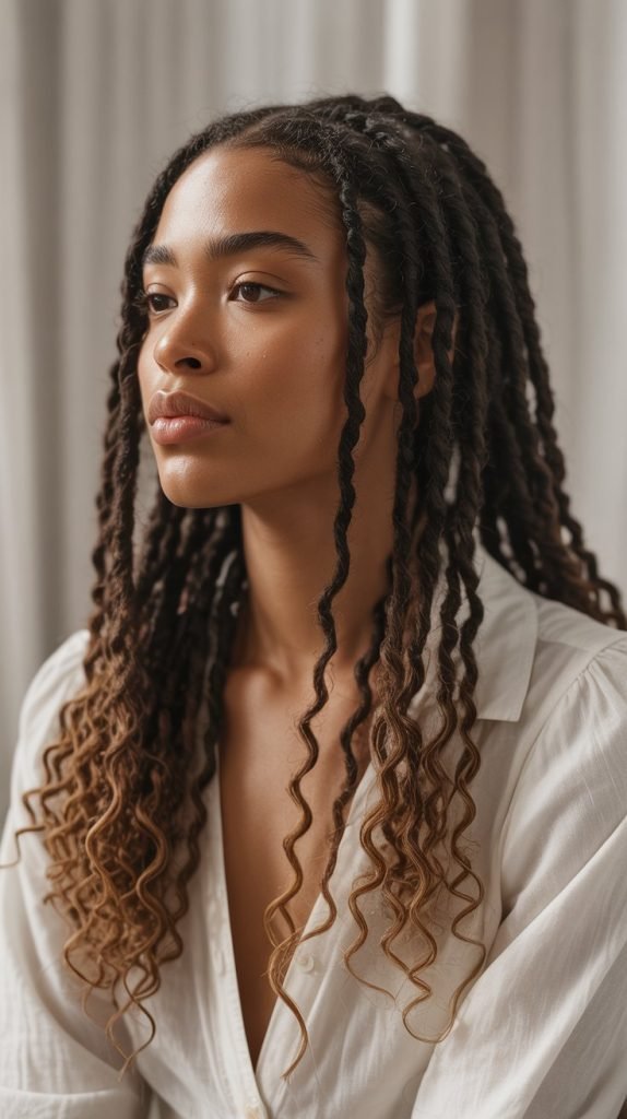  Goddess Two-Strand Locs