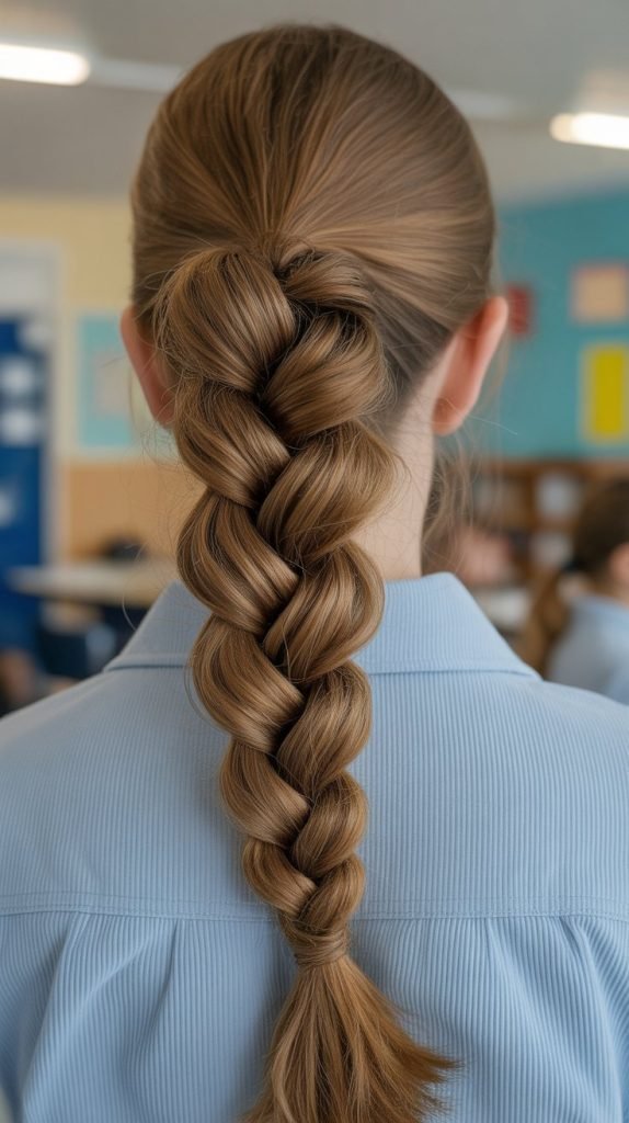 Rope Braid Ponytail