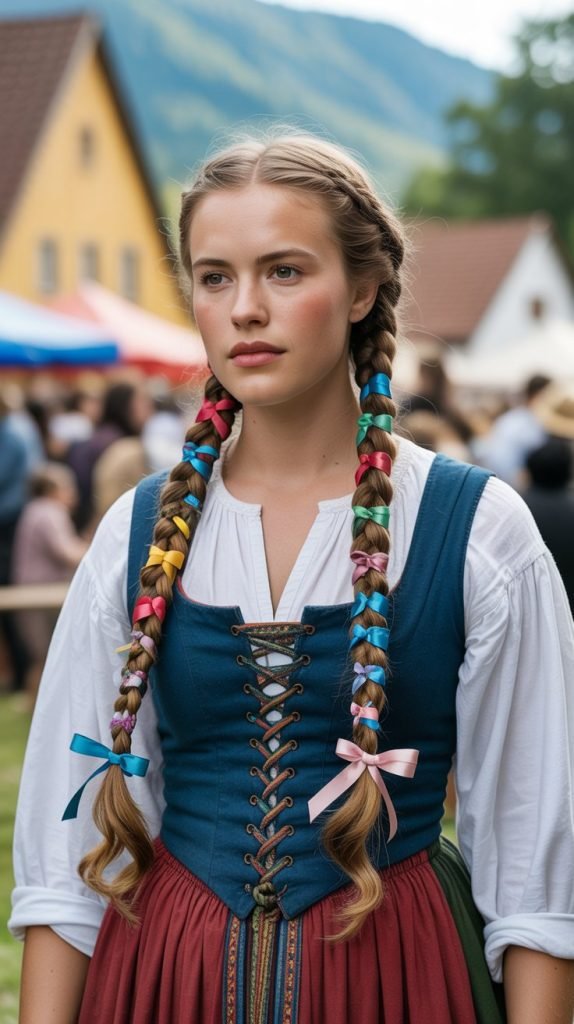 The German Renaissance Wrapped Braid
