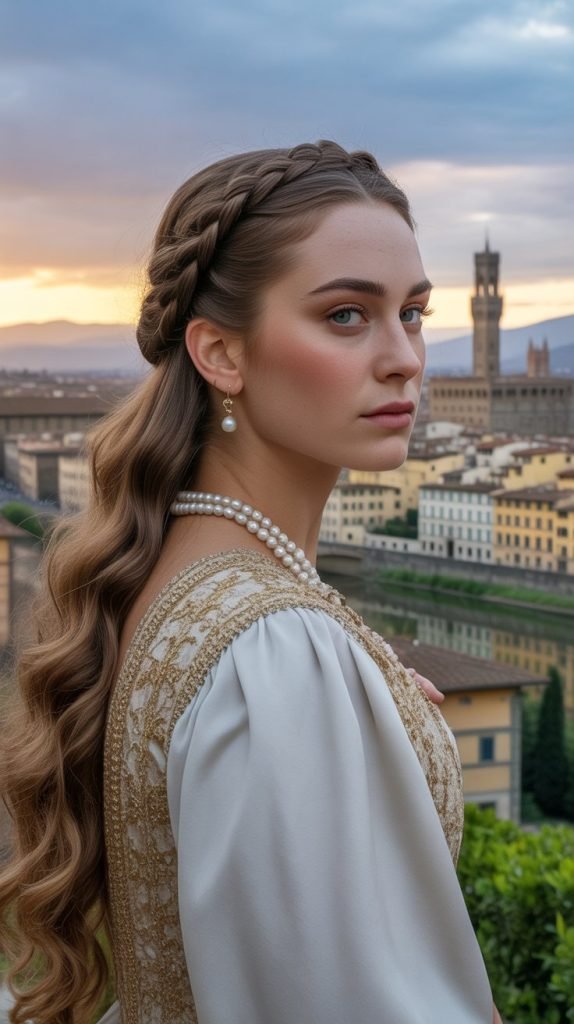 The Medici-Inspired Headband Braid