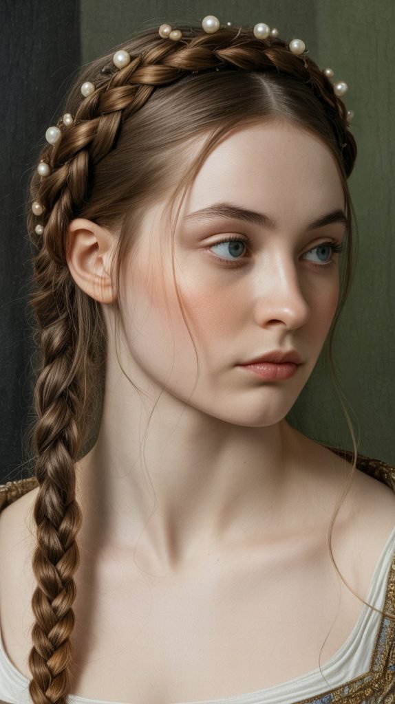 The Classic Renaissance Crown Braid