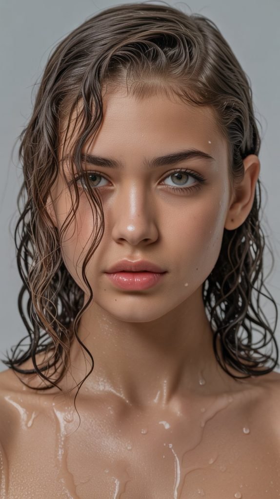 Wet-Look Slickback for Maximum Shine