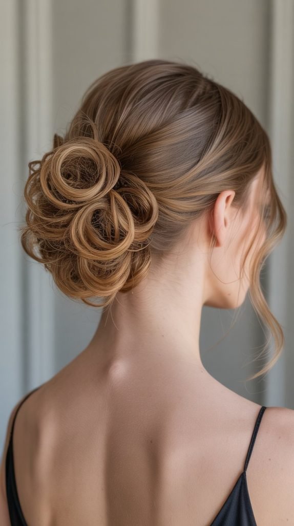 Twisted Curly Updo
