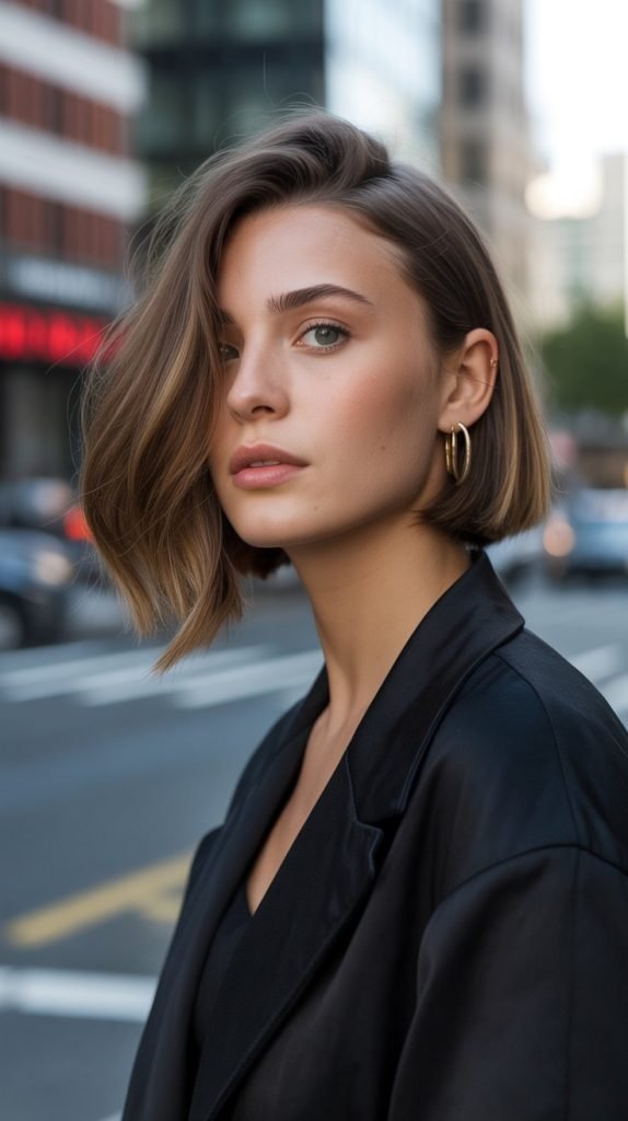 Asymmetrical Long Bob