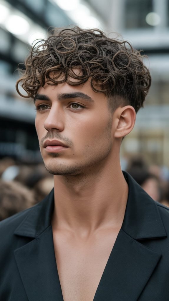 Curly Bowl Cut