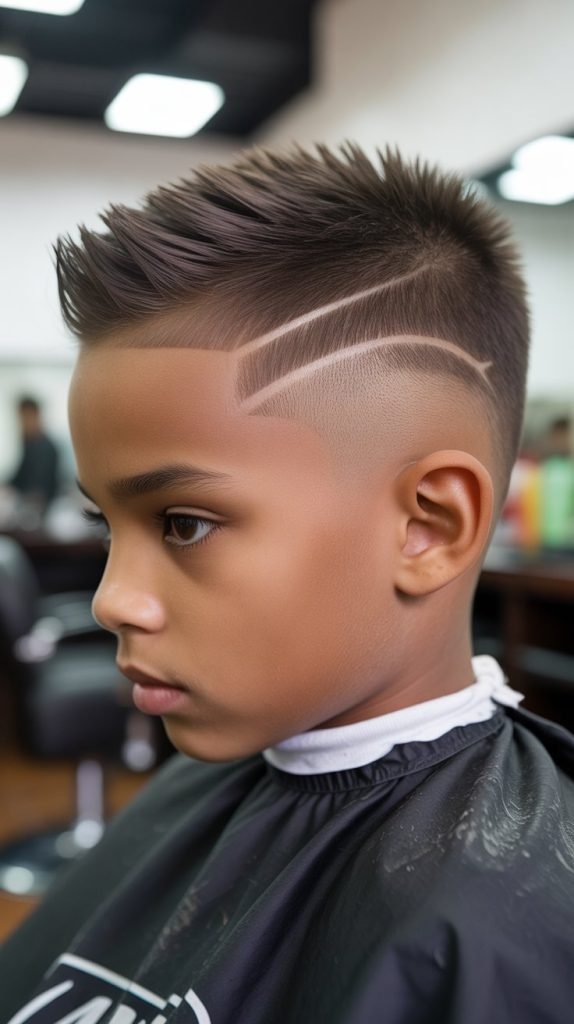 4. Burst Fade Mohawk