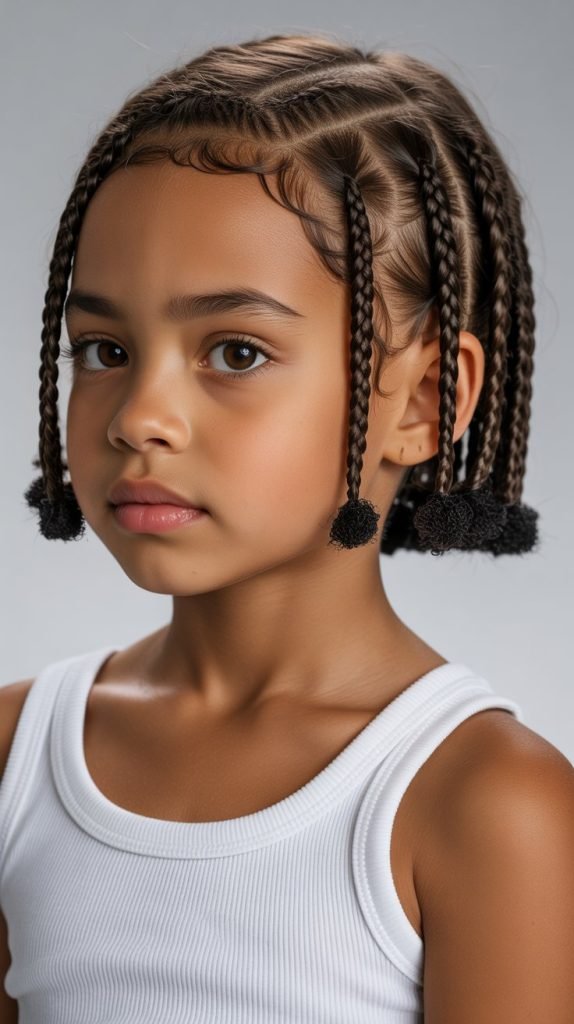 27. Waterfall Cornrow Design