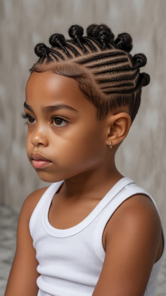 7. Cornrow Mohawk Style