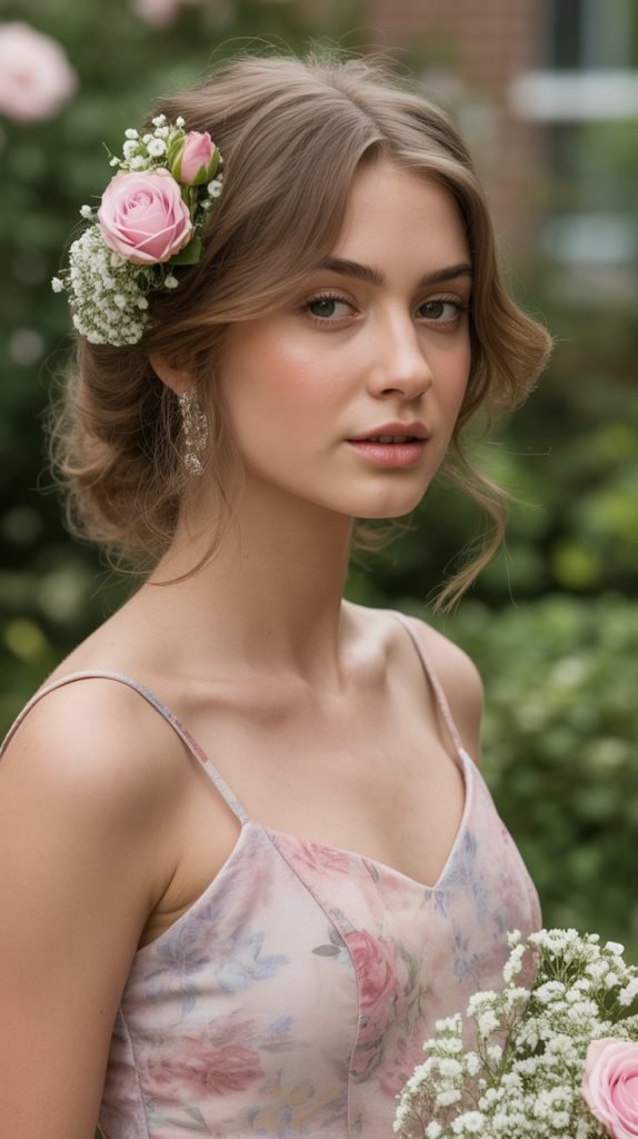 11. Floral Updo