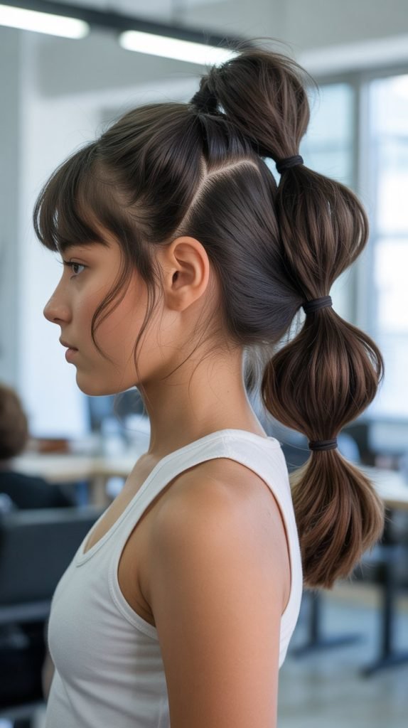 17. Bubble Ponytail