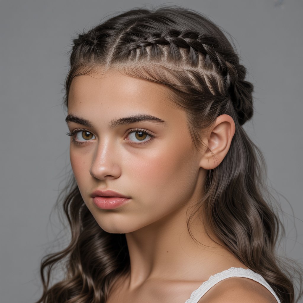 3. Double Dutch Braid Crown