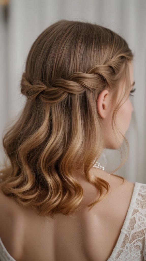 23. Twisted Crown with Low Curls