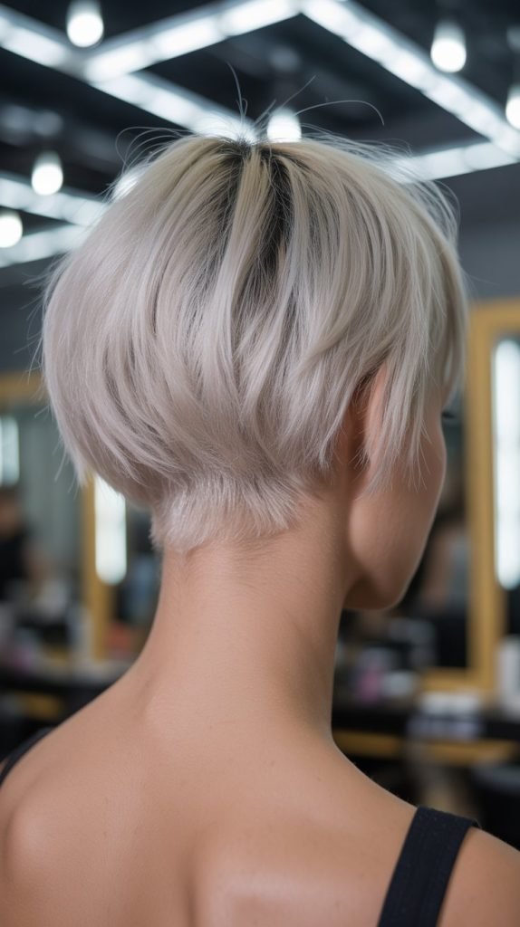 7. Choppy Bob with Undercut