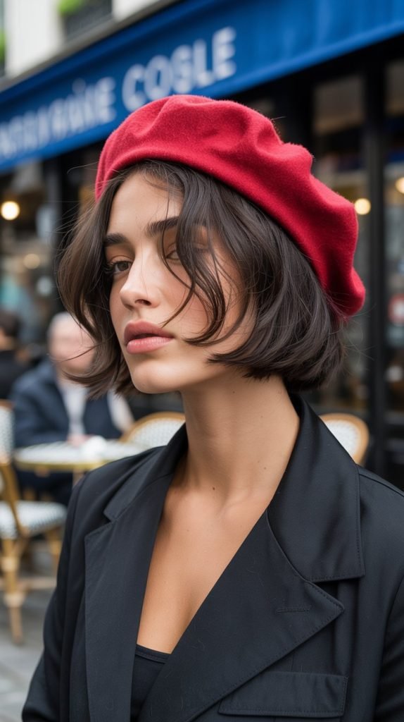 25. The Textured French Bob