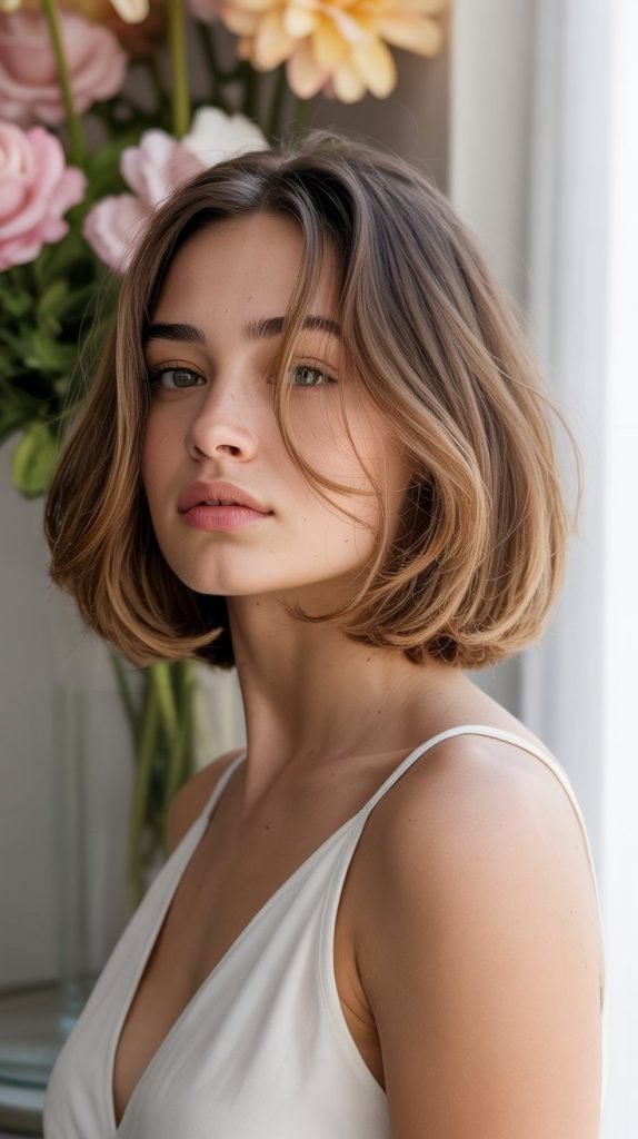 22. The Soft Layered Bob