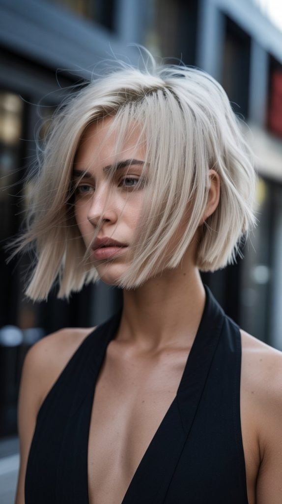 35. Choppy Bob with Disconnected Layers