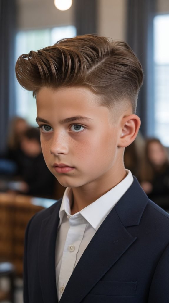 3. Mid Fade with Quiff