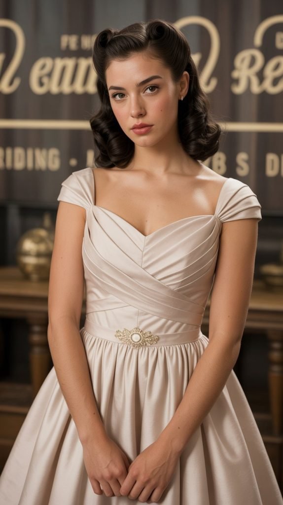 6. Vintage Victory Rolls