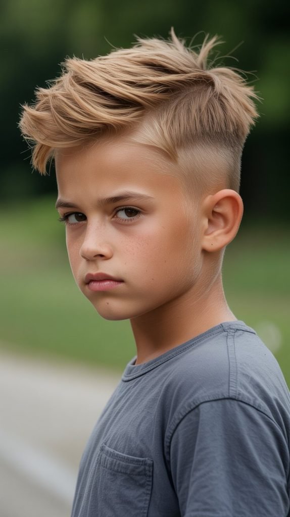 3. Textured Crop Mohawk