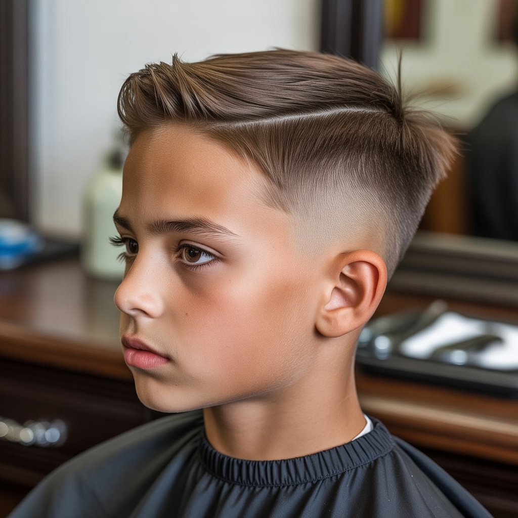 14. Undercut Fade with Comb Over