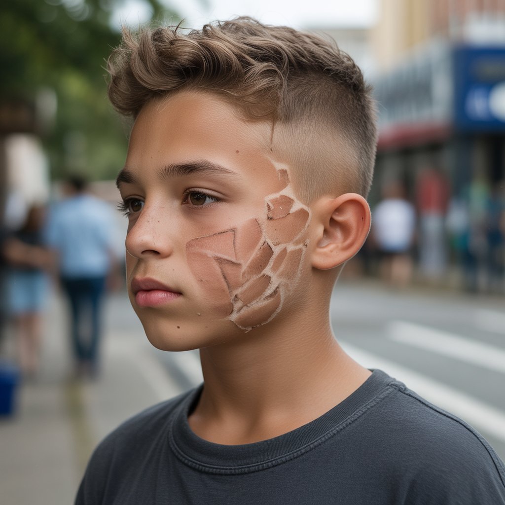 22. Skin Fade with Textured Crop