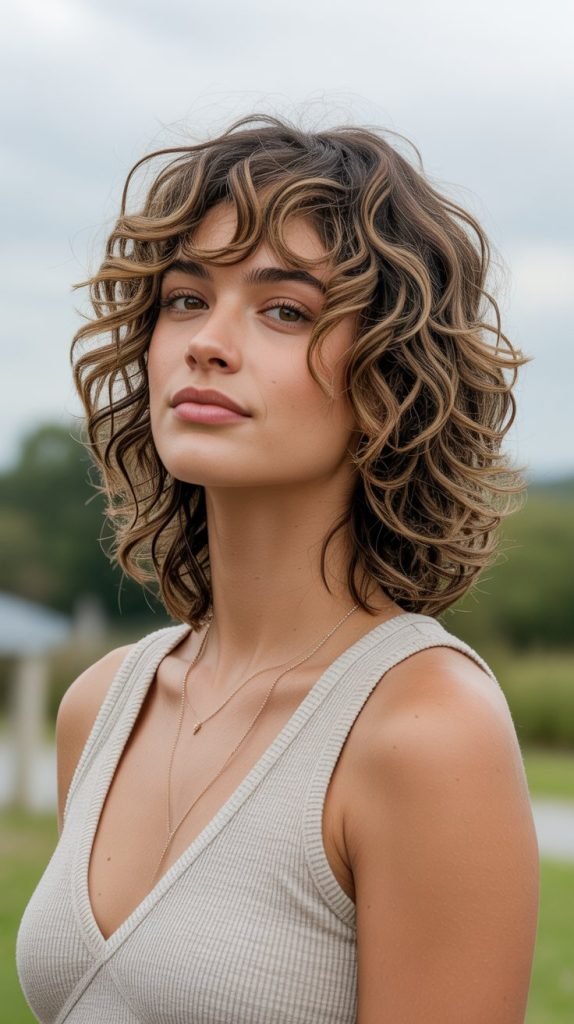 Curly Shag with Layers