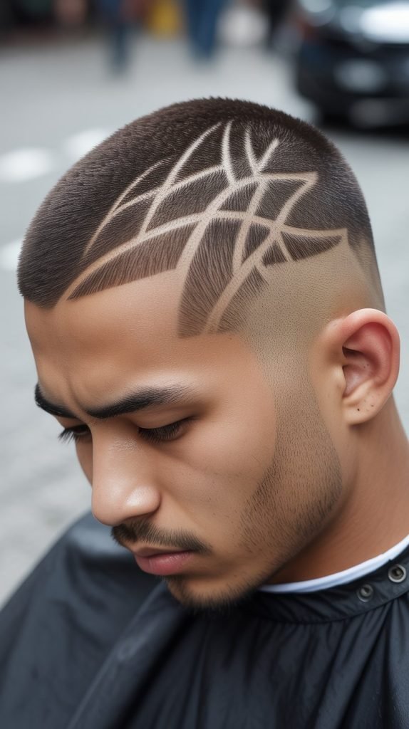 Buzz Cut with Design
