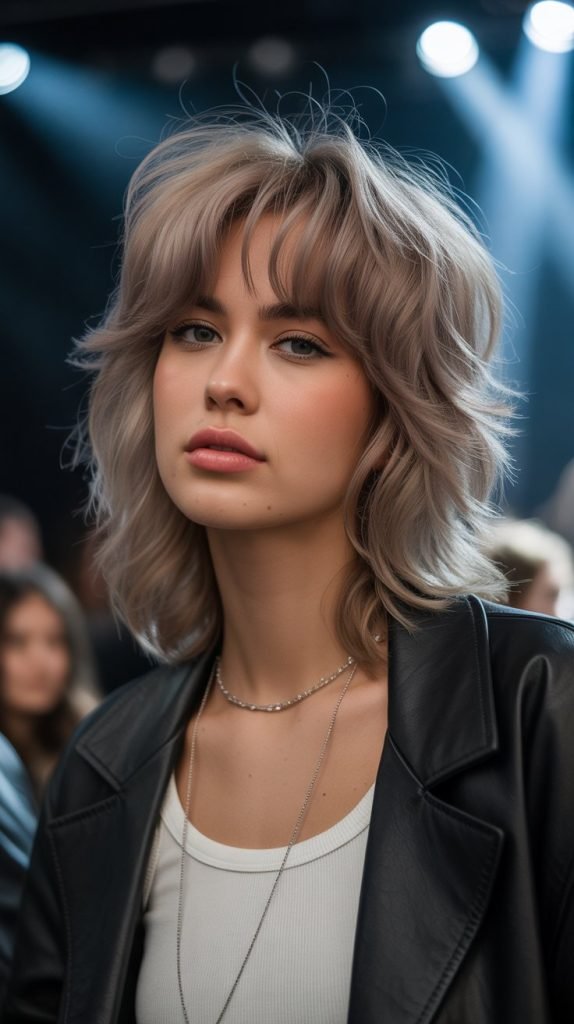 Butterfly Shag with Textured Fringe