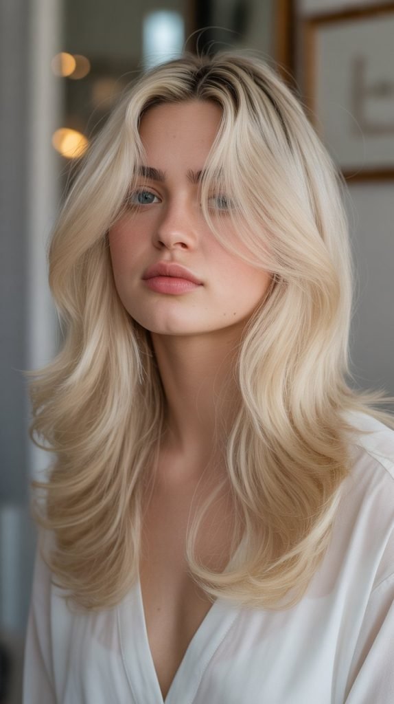  Soft Butterfly Layers for Fine Hair