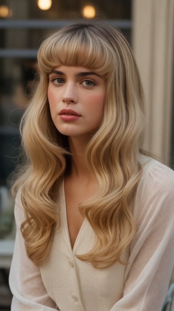 Butterfly Layers with Bardot Bangs