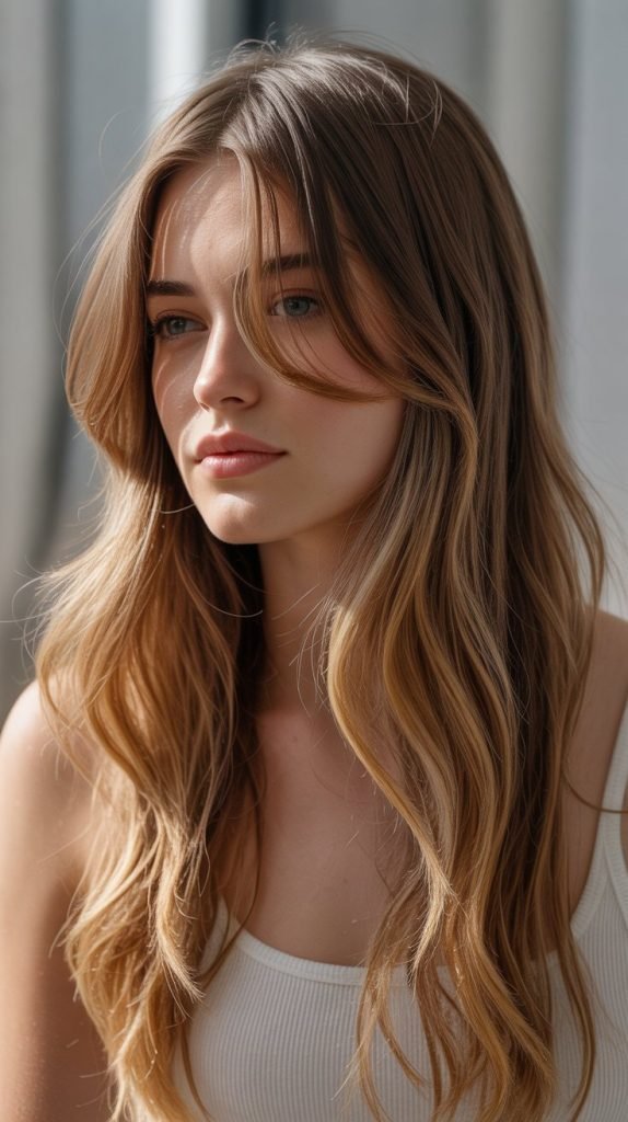 Butterfly Cut with Wispy Ends