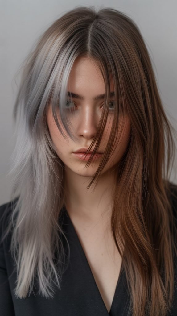 Asymmetrical Butterfly Cut