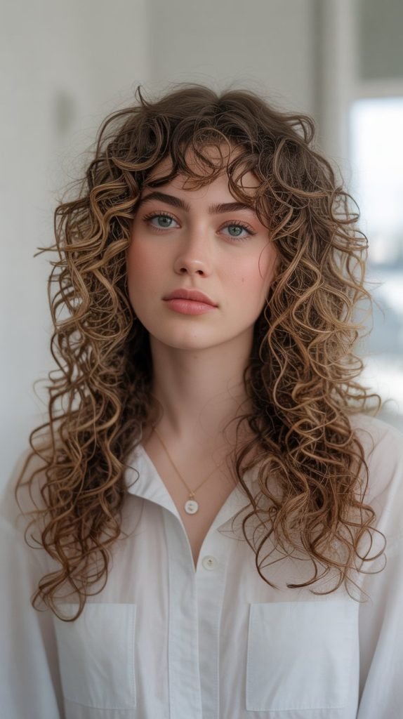 Butterfly Cut for Curly Hair