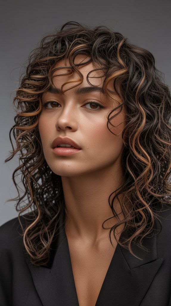 Caramel Highlights on Espresso Base