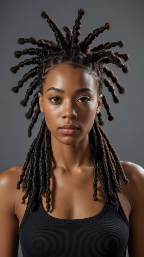 Faux Hawk with Pinned Sides