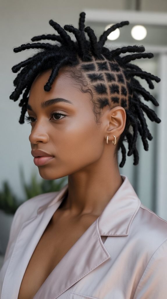 Mohawk with Sisterlocks