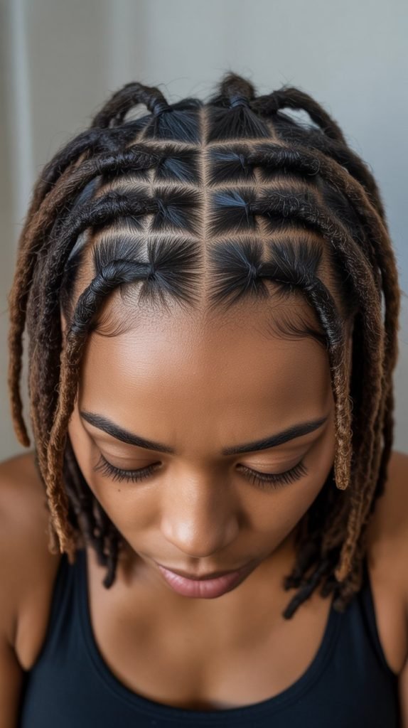Double Mohawk Dreadlocks