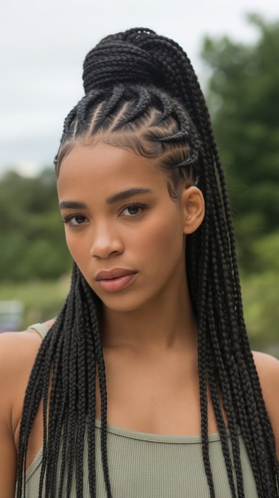 Boho Braided Ponytail