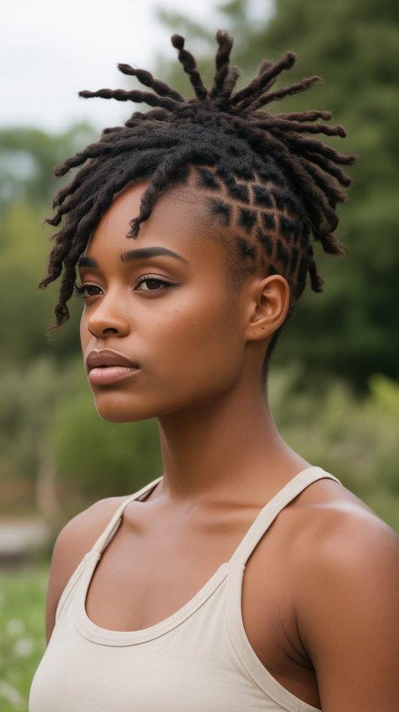  Twisted Mohawk Dreadlocks