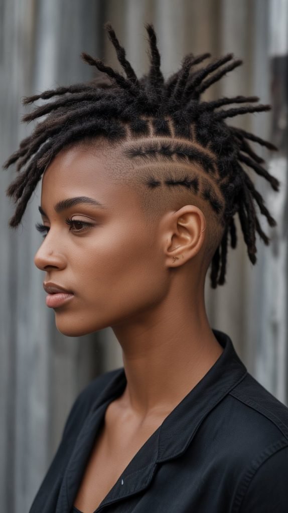 Disconnected Mohawk Dreadlocks