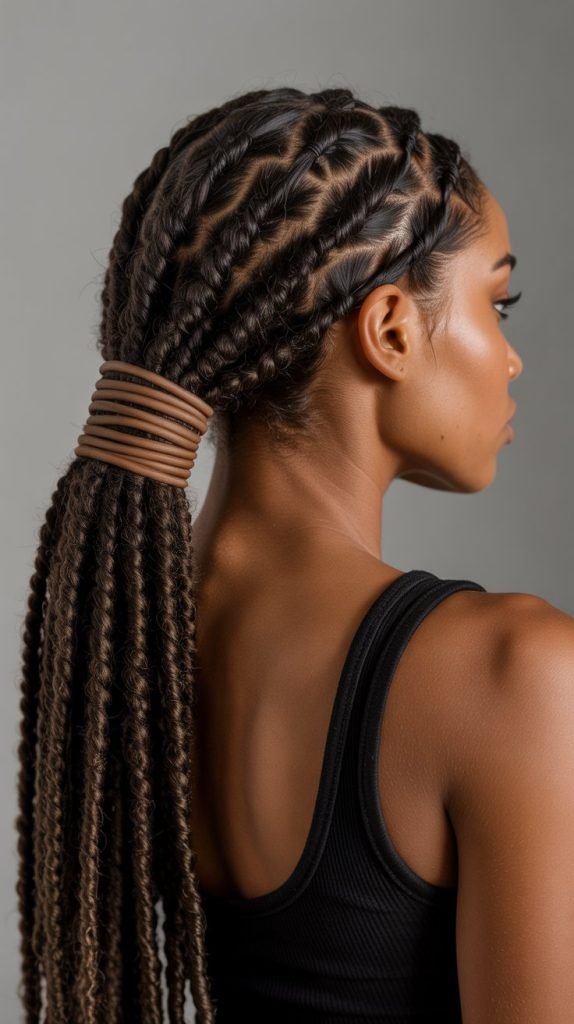 Wrapped Ponytail Base