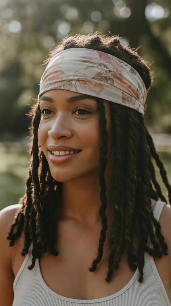 Forward Swept with Headband Accent