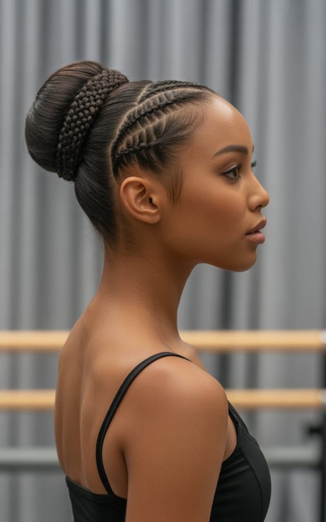 Braided Ballerina Bun