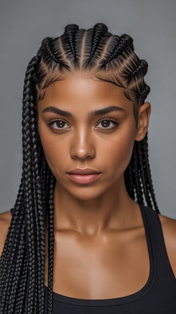 Braided Mohawk Styles