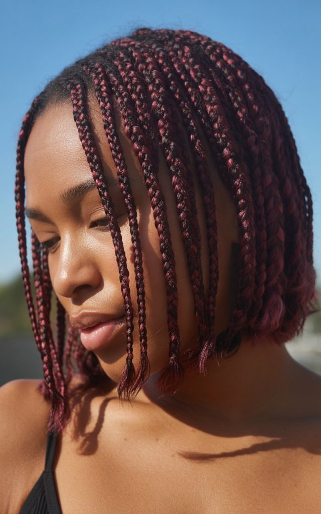 Colored Short Braids