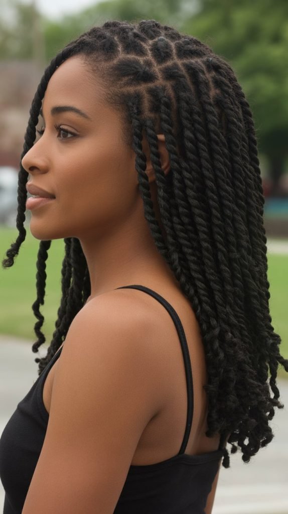 Flat Twist with Two-Strand Twist Combination