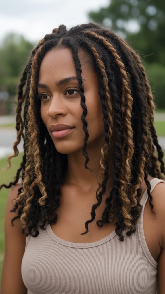Freeform Locs with Weave Additions