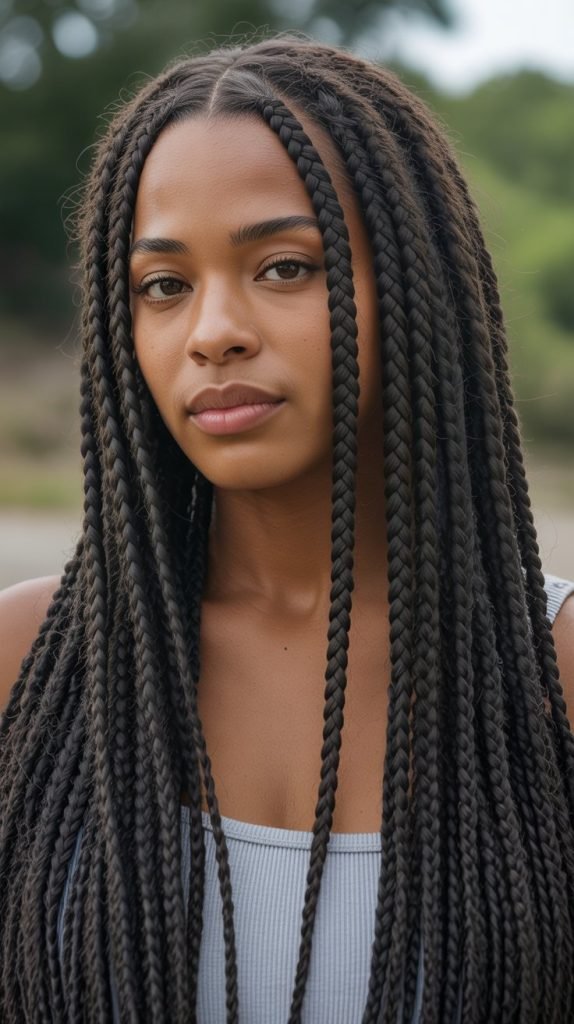 Fulani Braids with Yarn